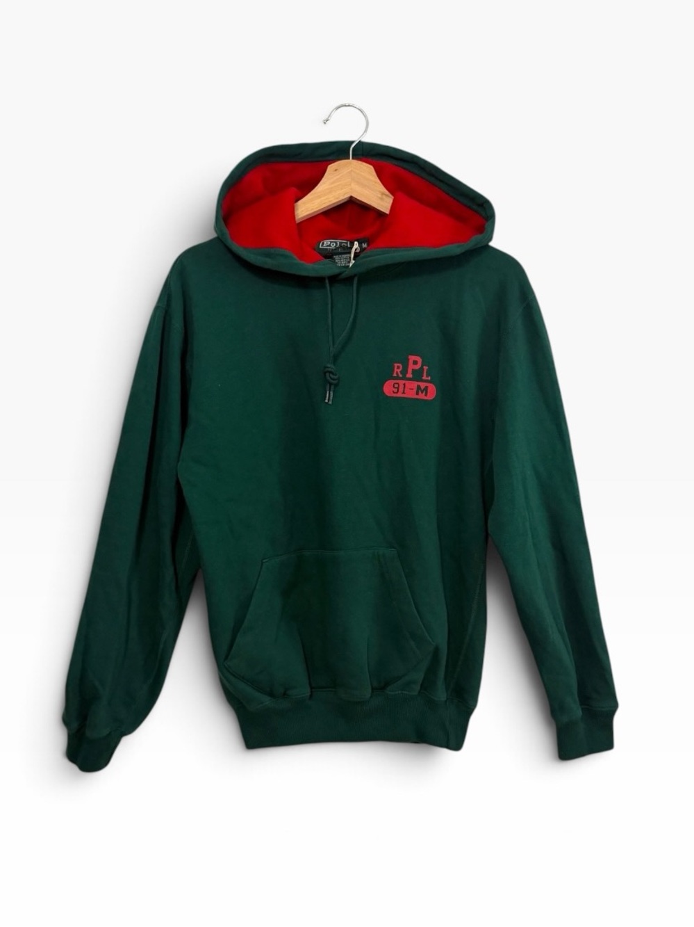 Deadstock 1991 Polo Ralph Lauren Hoodie Big Boys Good Sports Ski Collection